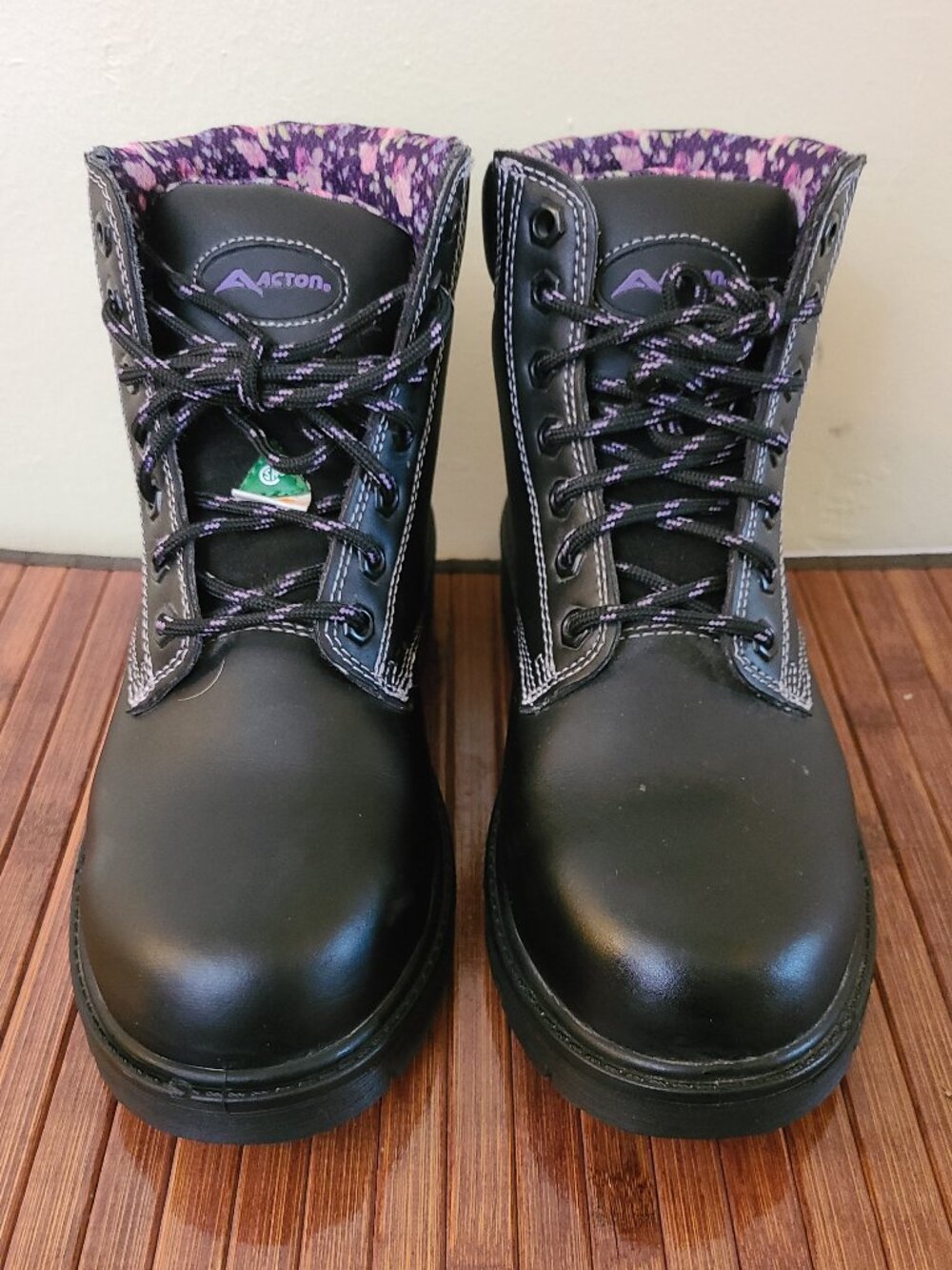 Acton Prolady Leather Work Boots - Size 7